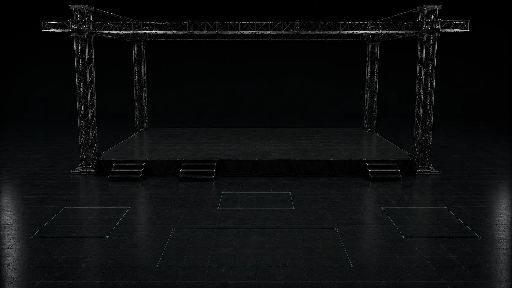 Visualisierung: 01 · Bühne & Rigging
